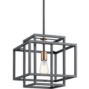 KK43982BK Taubert Entrance / Foyer Pendant Light - Black