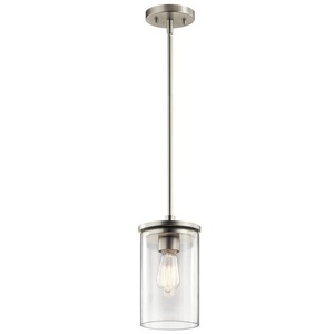 KK43996NI Crosby Mini-Pendant Pendant Light - Brushed Nickel