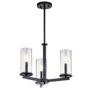 KK43997BK Crosby Mini Chandelier - Black