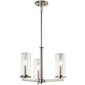 KK43997NI Crosby Mini Chandelier - Brushed Nickel