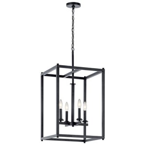 KK43998BK Crosby Entrance / Foyer Pendant Light - Black