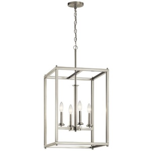 KK43998NI Crosby Entrance / Foyer Pendant Light - Brushed Nickel