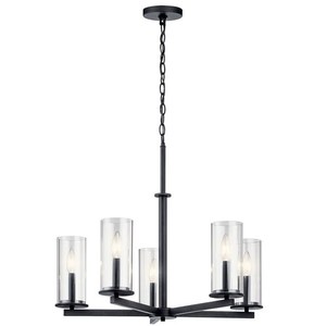 KK43999BK Crosby Mid Sized Chandelier Chandelier - Black