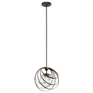 KK44016OZ Kerti Entrance / Foyer Pendant Light - Olde Bronze