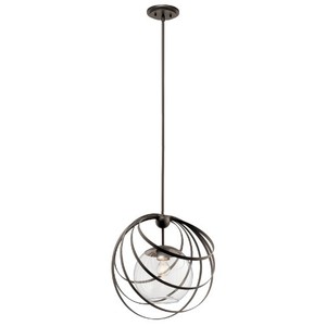 KK44017OZ Kerti Entrance / Foyer Pendant Light - Olde Bronze