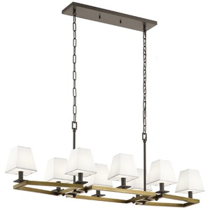 KK44023NBR Dancar Linear Pendant Pendant Light - Natural Brass