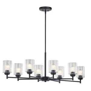 KK44035BK Winslow Linear Pendant Pendant Light - Black