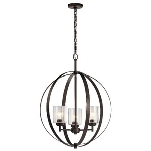 KK44034OZ Winslow Entrance / Foyer Pendant Light - Olde Bronze