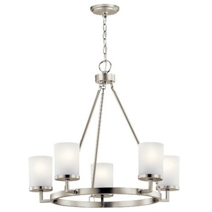 KK44036NI Daimlen Mid Sized Chandelier Chandelier - Brushed Nickel