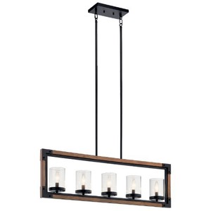 KK44043AUB Marimount Large Foyer Chandelier Chandelier - Auburn Stained