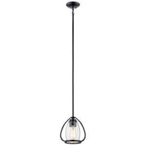 KK44058BK Tuscany Down Light Pendant Light - Black