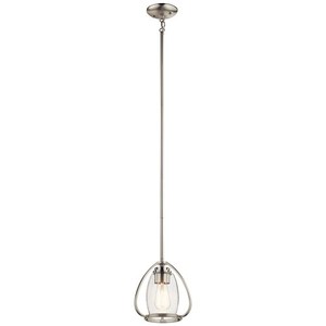 KK44058NI Tuscany Down Light Pendant Light - Brushed Nickel