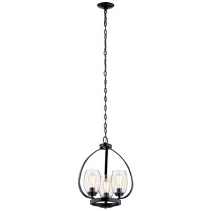 KK44059BK Tuscany Mini Chandelier - Black