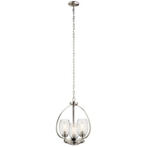 KK44059NI Tuscany Mini Chandelier - Brushed Nickel