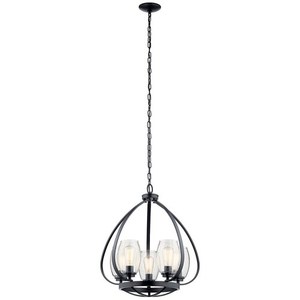 KK44060BK Tuscany Mini Chandelier - Black