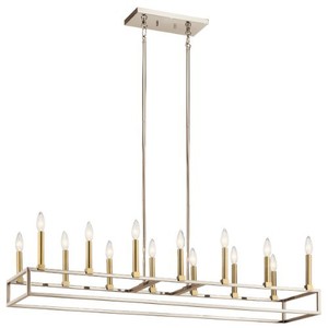 KK44111PN Finet Linear Pendant Pendant Light - Polished Nickel