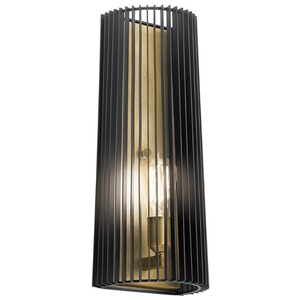 KK44170BK Linara 1 Bulb Wall Sconce - Black