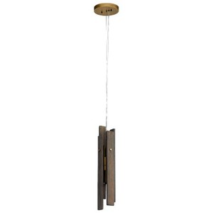 KK44183VTGLED Fole Mini-Pendant Pendant Light - Vintage Gray