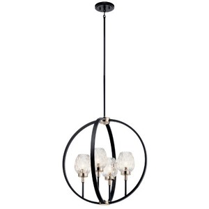 KK44239BK Moyra Entrance / Foyer Pendant Light - Black