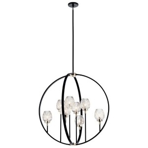 KK44240BK Moyra Entrance / Foyer Pendant Light - Black