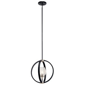 KK44241BK Moyra Entrance / Foyer Pendant Light - Black