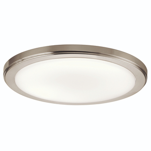 KK44248NILED40 Zeo Flush Mount Ceiling Light - Brushed Nickel