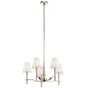 KK44310PN Kinsey Mid Sized Chandelier Chandelier - Polished Nickel