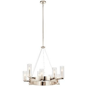 KK44315PN Cleara Mid Sized Chandelier Chandelier - Polished Nickel