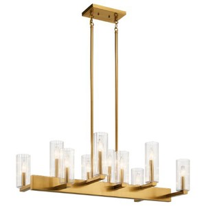 KK44316FXG Cleara Linear Pendant Pendant Light - Fox Gold