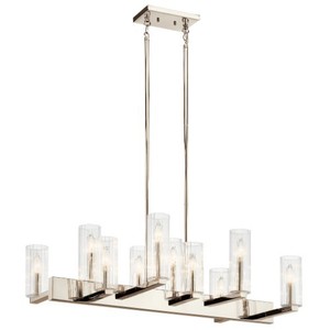 KK44316PN Cleara Linear Pendant Pendant Light - Polished Nickel