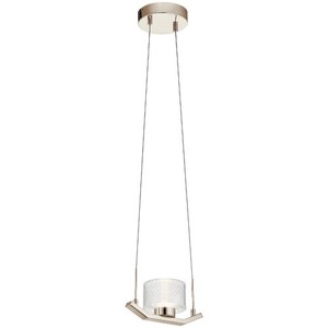 KK44348PNLED Lasus Down Light Pendant Light - Polished Nickel