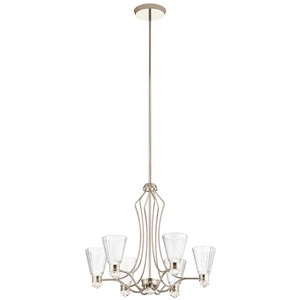 KK44354PNLED Kayva Mid Sized Chandelier Chandelier - Polished Nickel