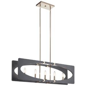 KK44361DWG Alscar Entrance / Foyer Pendant Light - Driftwood Grey