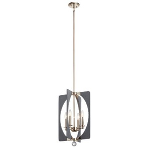 KK44362DWG Alscar Mini Chandelier - Driftwood Grey