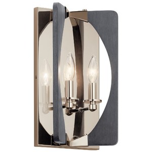 KK44364DWG Alscar Multi Bulb Wall Sconce - Driftwood Grey