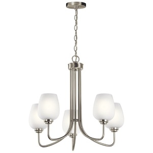 KK44377NI Valserrano Mid Sized Chandelier Chandelier - Brushed Nickel / Satin Etched