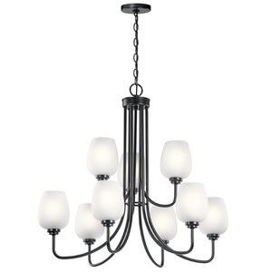 KK44378BK Valserrano Mid Sized Chandelier Chandelier - Black