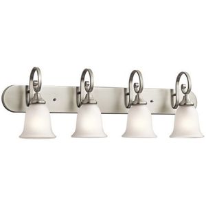 KK45056NI Monroe 4 or More Bulb Bathroom Lighting - Brushed Nickel