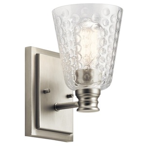 KK45095NI Nadine 1 Bulb Wall Sconce - Brushed Nickel