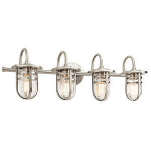 KK45134NI Caparros 4 or More Bulb Bathroom Lighting - Brushed Nickel