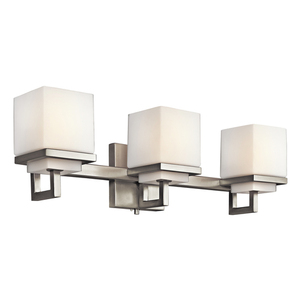 KK45139NI Metro Park 3 Bulb Bathroom Lighting - Brushed Nickel