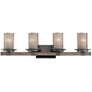 KK45197AVI Ahrendale 4 or More Bulb Bathroom Lighting - Anvil Iron