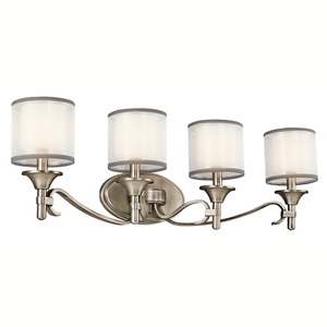 KK45284AP Lacey 4 or More Bulb Bathroom Lighting - Antique Pewter