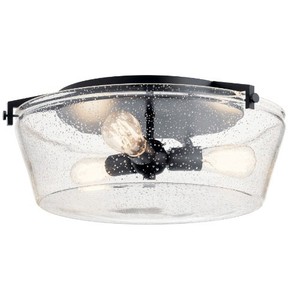 KK45299BK Alton Flush Mount Ceiling Light - Black