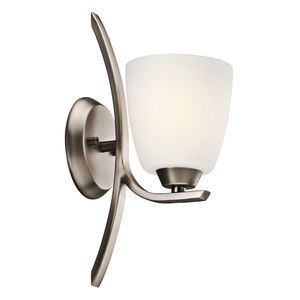 KK45358BPT Granby 1 Bulb Wall Sconce - Brushed Pewter