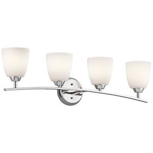 KK45361CH Granby 4 or More Bulb Bathroom Lighting - Chrome