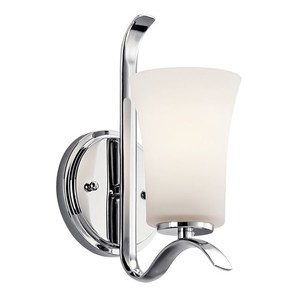 KK45374CHL18 Armida 1 Bulb Wall Sconce - Chrome