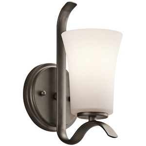 KK45374OZ Armida 1 Bulb Wall Sconce - Olde Bronze