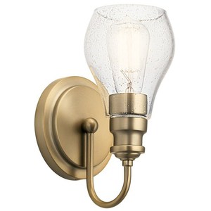 KK45390CLZ Greenbrier 1 Bulb Wall Sconce - Classic Bronze