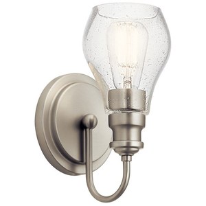 KK45390NI Greenbrier 1 Bulb Wall Sconce - Brushed Nickel